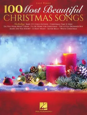 100 Most Beautiful Christmas Songs (Easy Piano)