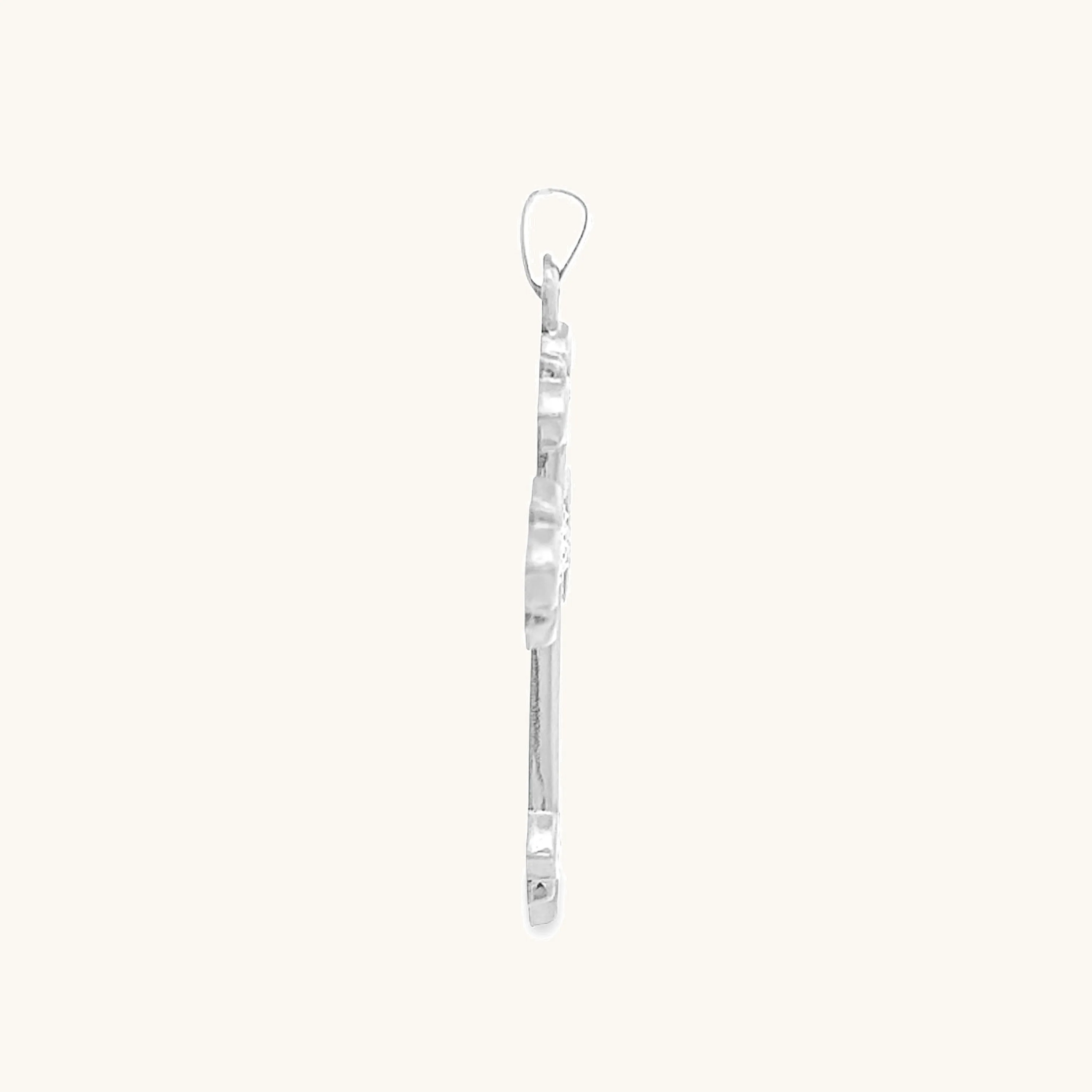 14K GOLD INTRICATE DESIGN CROSS PENDANT