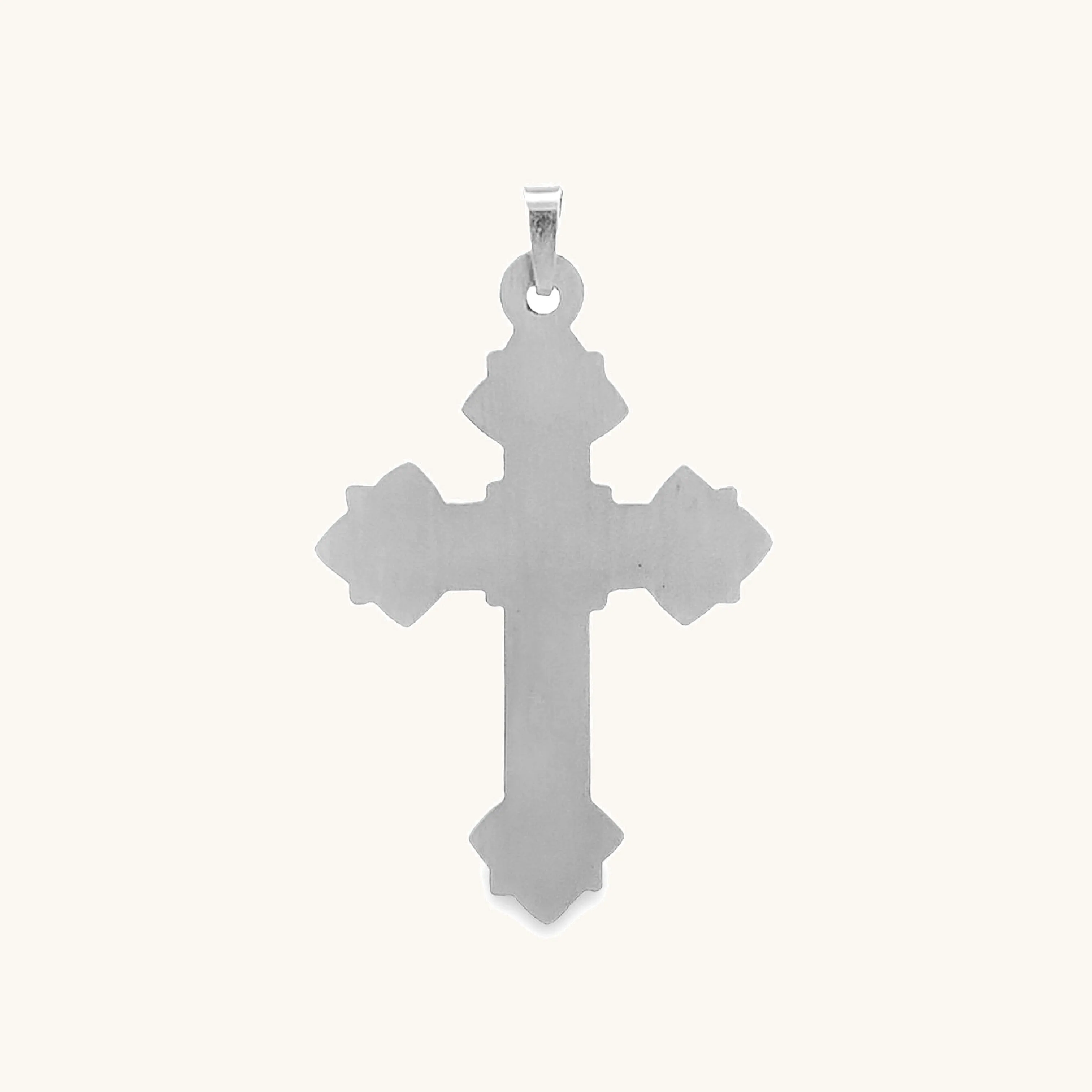 14K GOLD INTRICATE DESIGN CROSS PENDANT