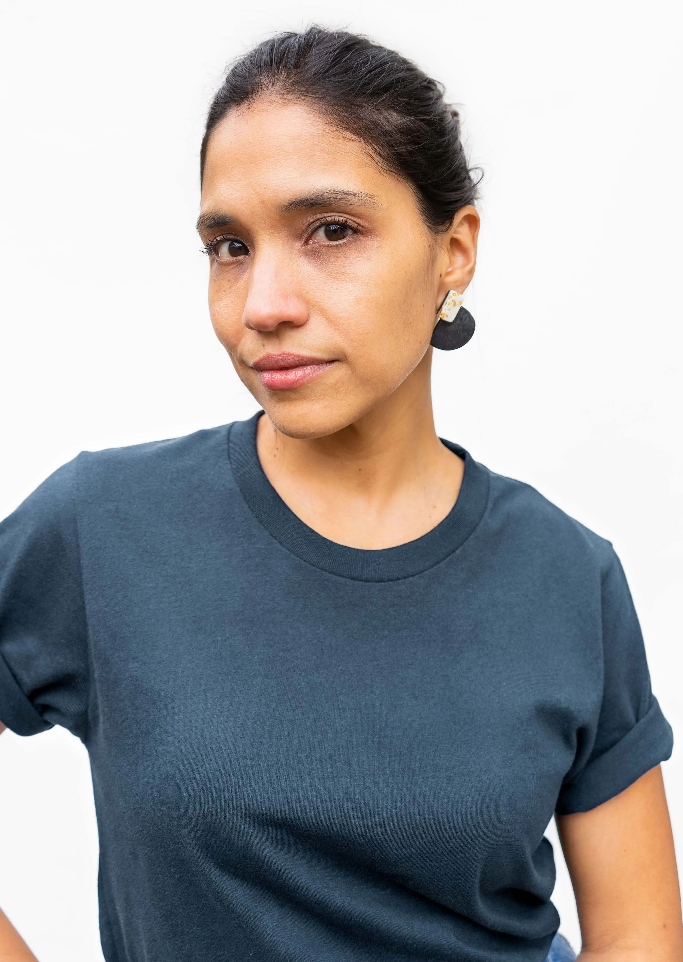 2 t-shirts kaki - bleu pacifique