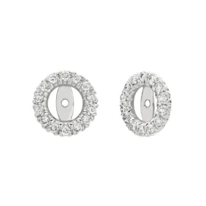 5MM DIAMOND EARRING JACKETS 14K GOLD (0.5 CTW)E5285WD-5MM