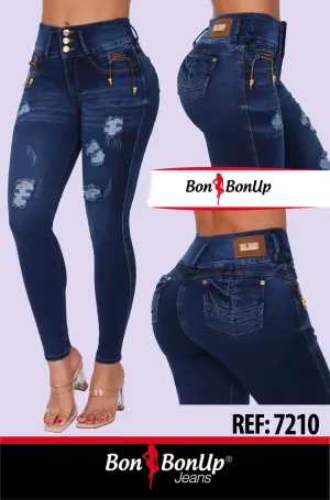 7210 BonBonUp Colombian Push Up Jeans