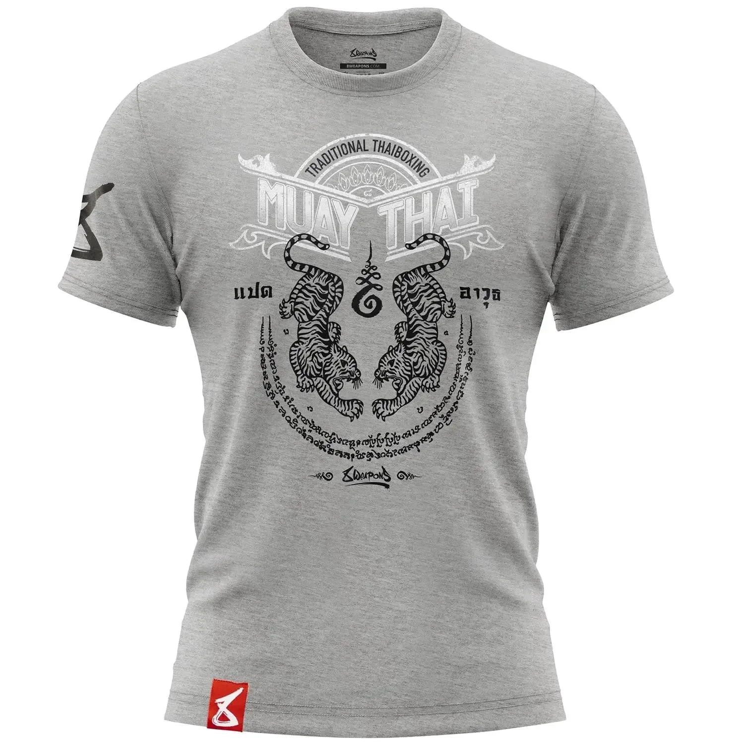 8 WEAPONS Muay Thai T-Shirt - Sak Yant Tigers