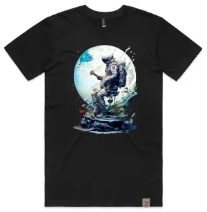 Acoustic Astronaut  Mens T Black