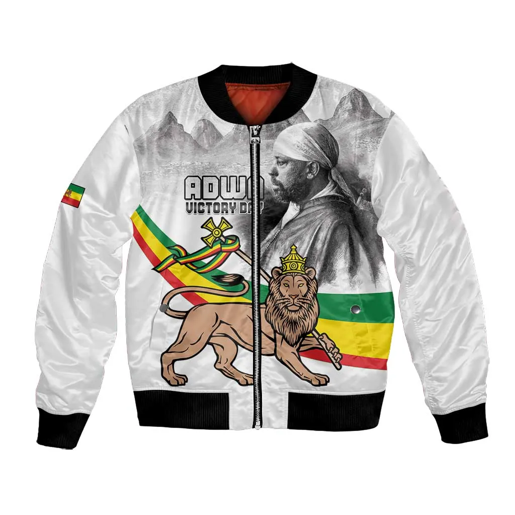 African Victory Menelik II Bomber Jacket Battle Of Adwa LT15