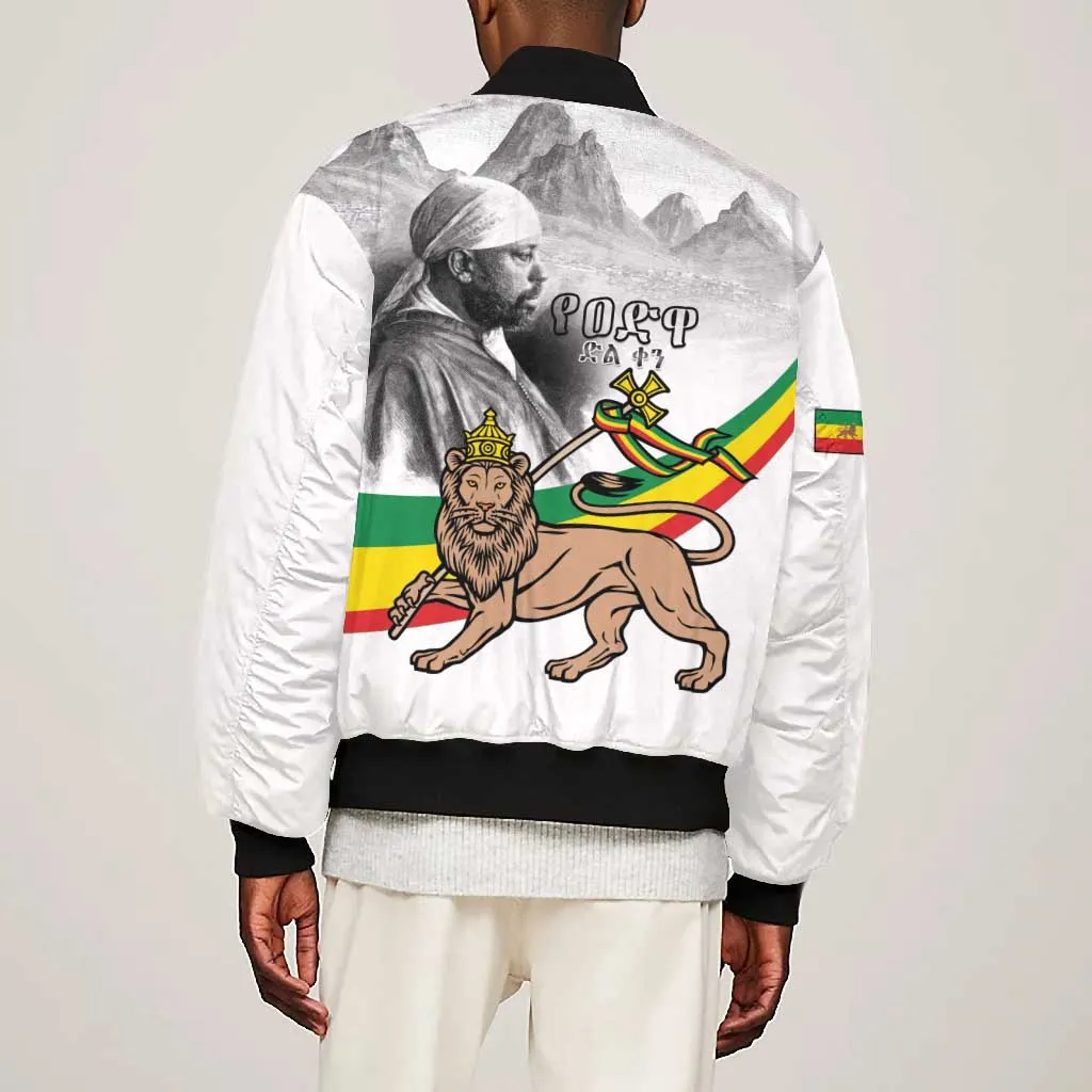 African Victory Menelik II Bomber Jacket Battle Of Adwa LT15