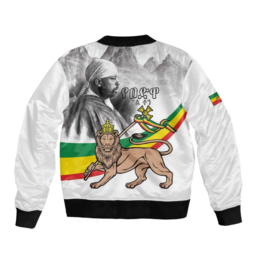 African Victory Menelik II Bomber Jacket Battle Of Adwa LT15