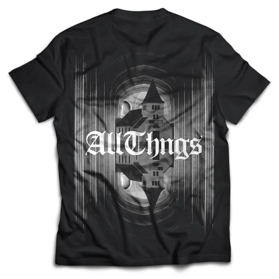 AllThngs "Church Clothes" Black T-Shirt