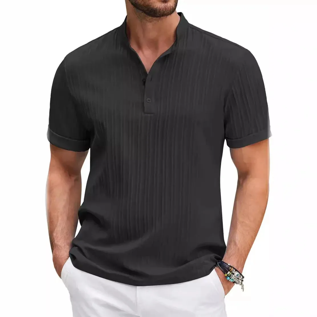 Amalfi Riviera Pleated Shirt