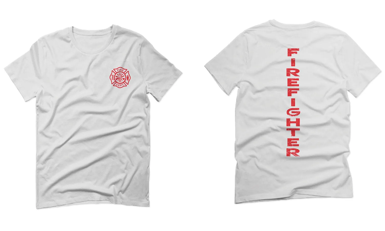 America Support Thin Red Line Fonts Firefighter Seal For men T Shirt
