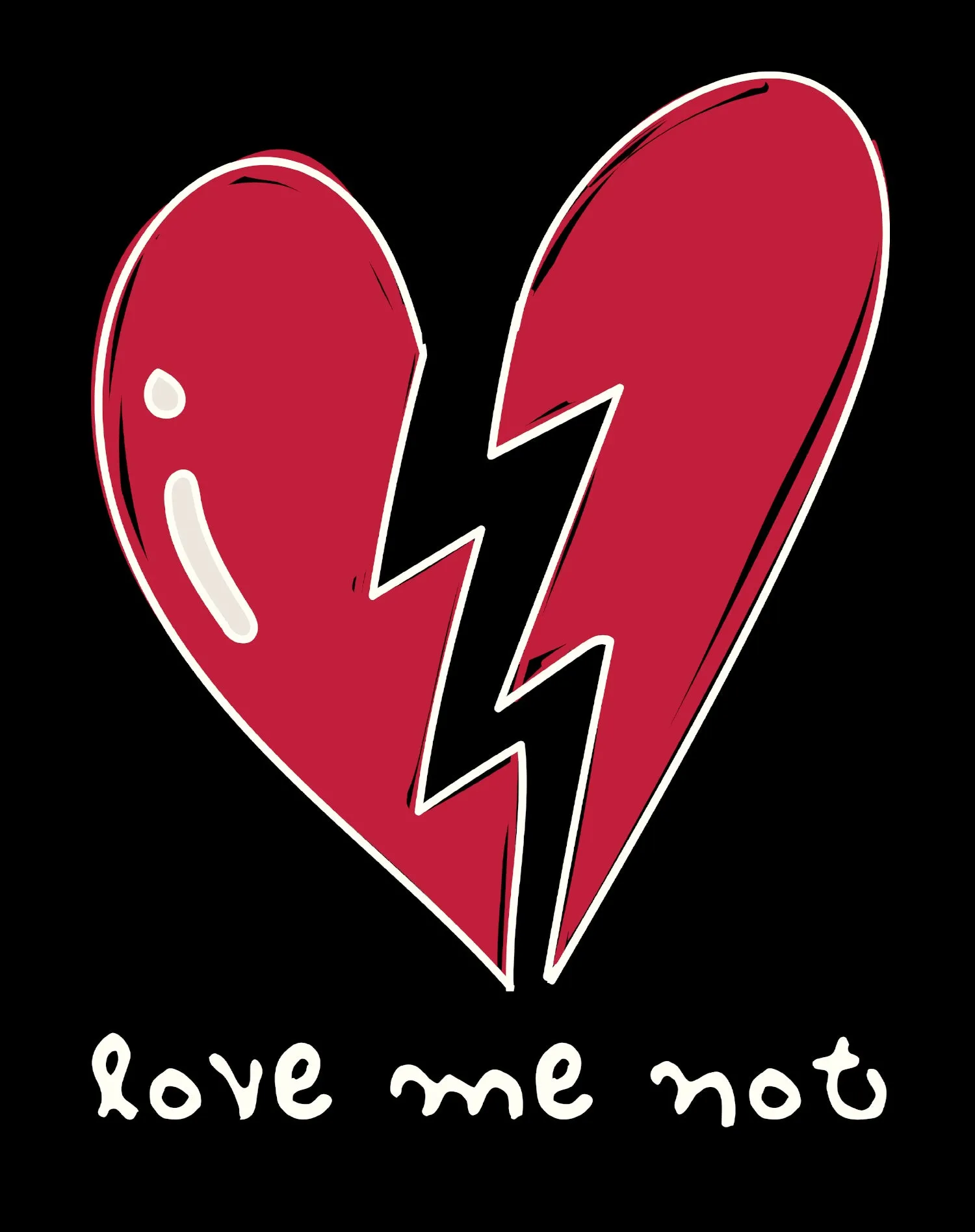 Anti Valentine Love Me Not Women's T-shirt