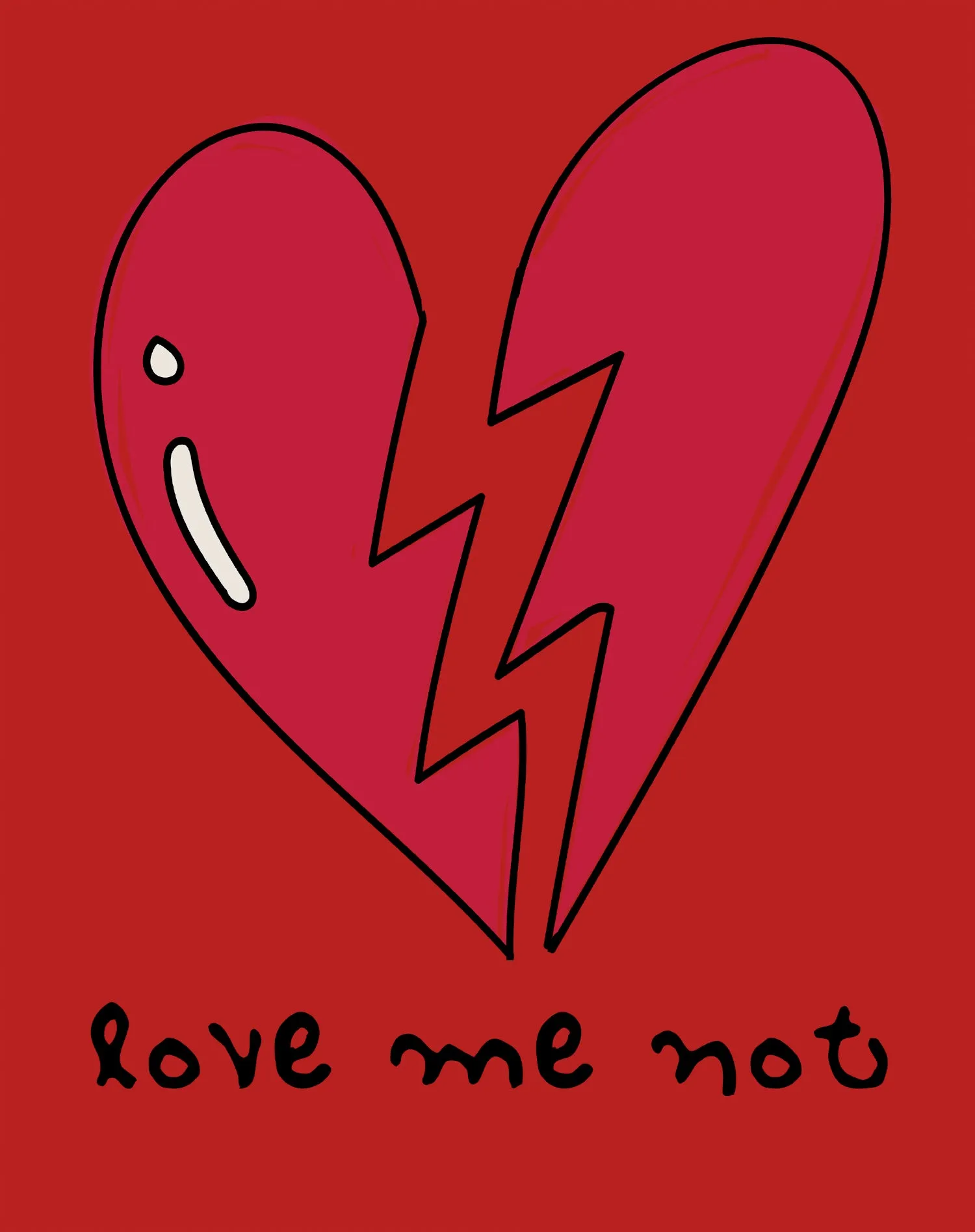 Anti Valentine Love Me Not Women's T-shirt