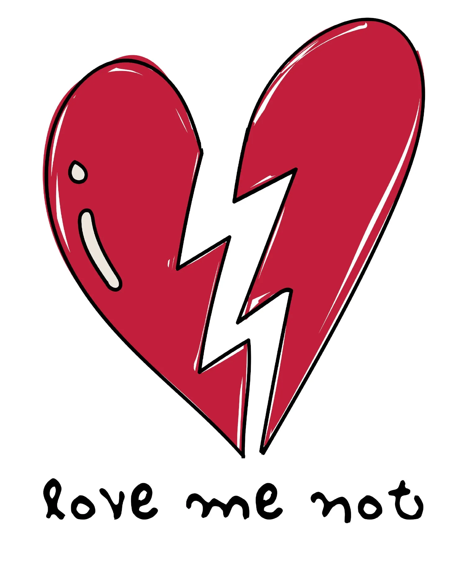 Anti Valentine Love Me Not Women's T-shirt