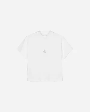 Anya Snoopy Skateboard T-shirt - White