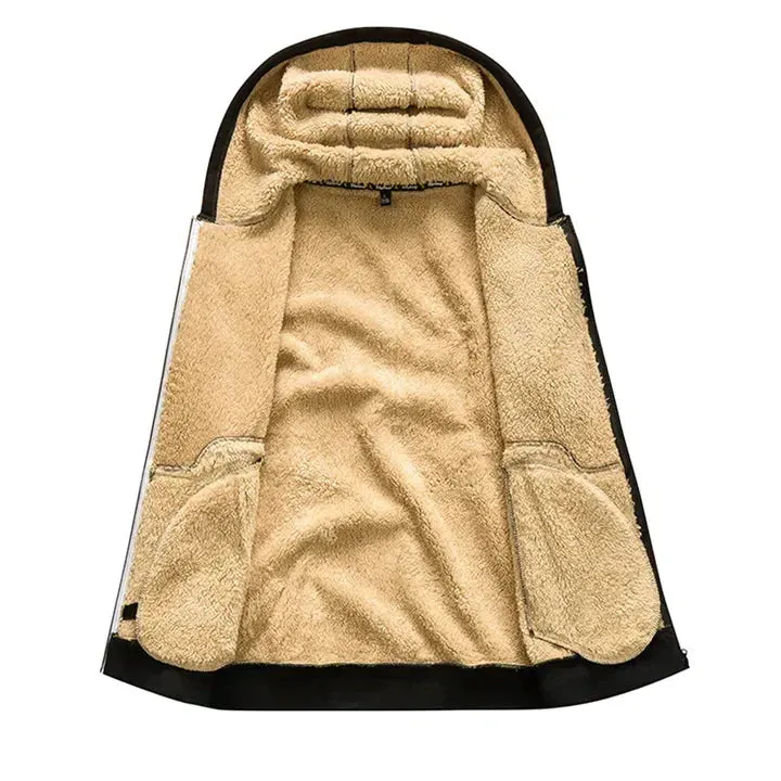 Arie™ - Men's Winter Jacket with Hood and Fleece