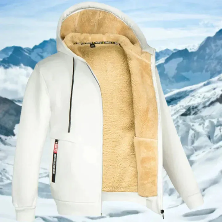 Arie™ - Men's Winter Jacket with Hood and Fleece