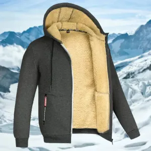 Arie™ - Men's Winter Jacket with Hood and Fleece