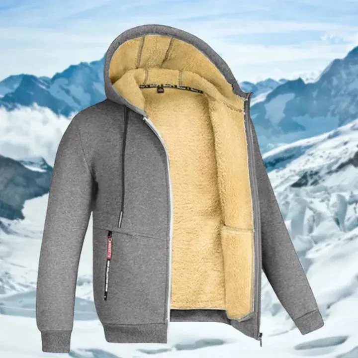 Arie™ - Men's Winter Jacket with Hood and Fleece