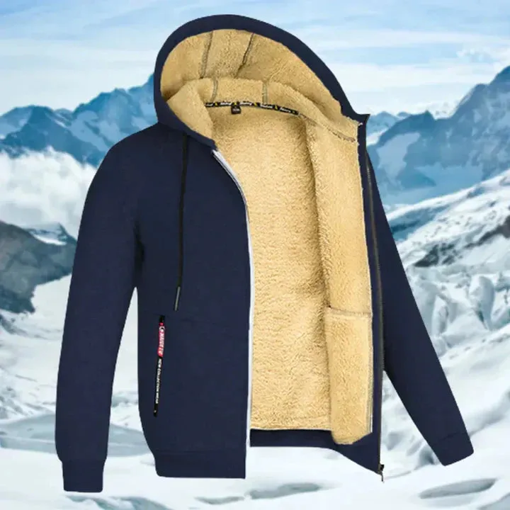 Arie™ - Men's Winter Jacket with Hood and Fleece