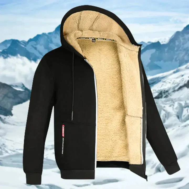 Arie™ - Men's Winter Jacket with Hood and Fleece