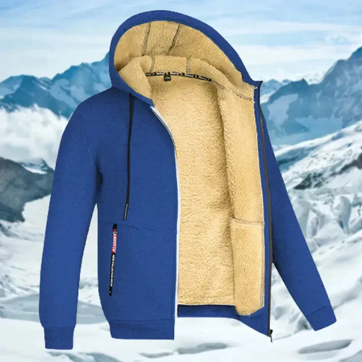 Arie™ - Men's Winter Jacket with Hood and Fleece