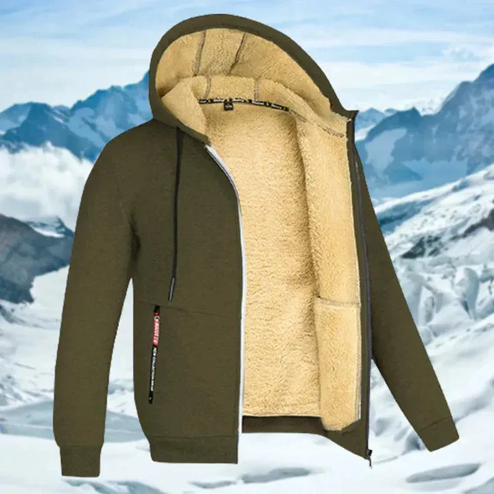 Arie™ - Men's Winter Jacket with Hood and Fleece