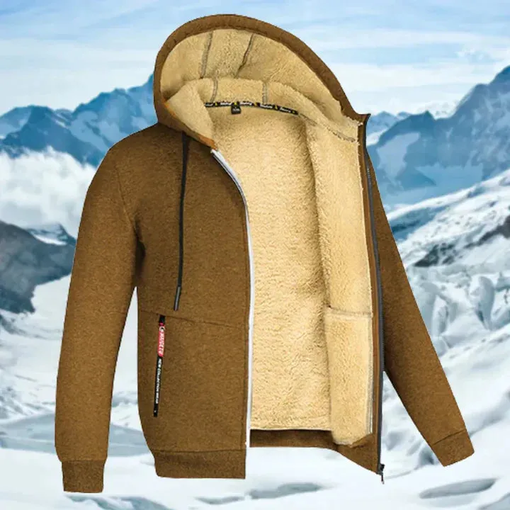 Arie™ - Men's Winter Jacket with Hood and Fleece