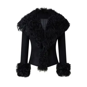 Aubriana Fur Trim Jacket
