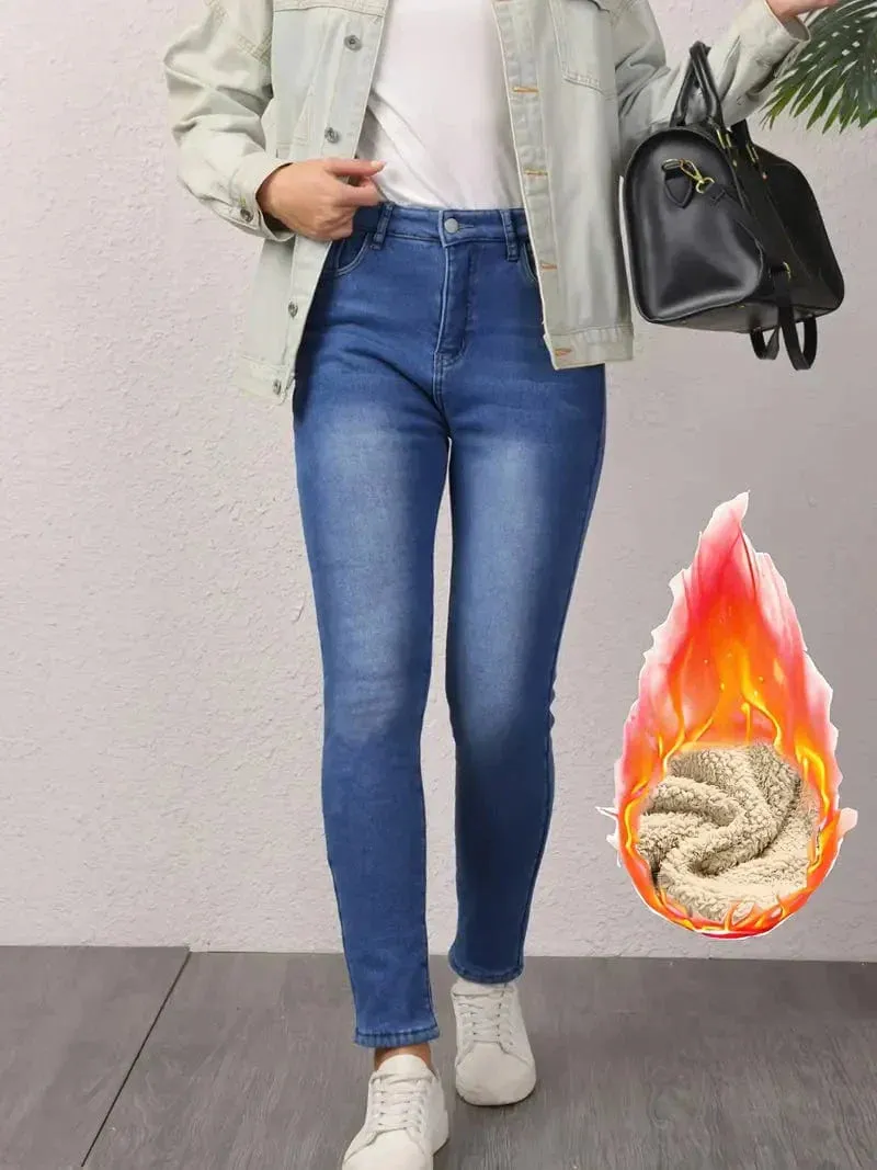 Aurelia - Fleece-Lined Winter Jeans
