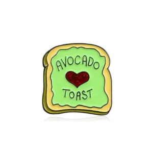 Avocado Toast Enamel Pin