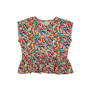 Baby Blouse mit Rüschen aus Viskose
