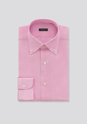 Baby Pink Button Down Linen Shirt