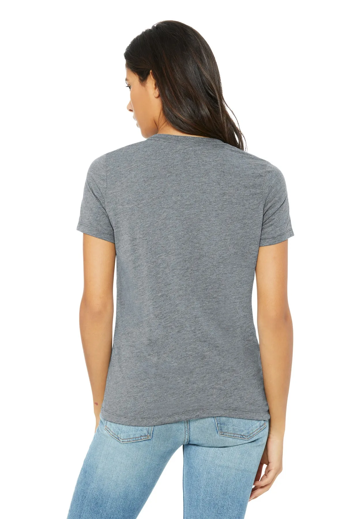 BELLA CANVAS Women's Relaxed Triblend Tee BC6413 Athletic Grey Triblend
