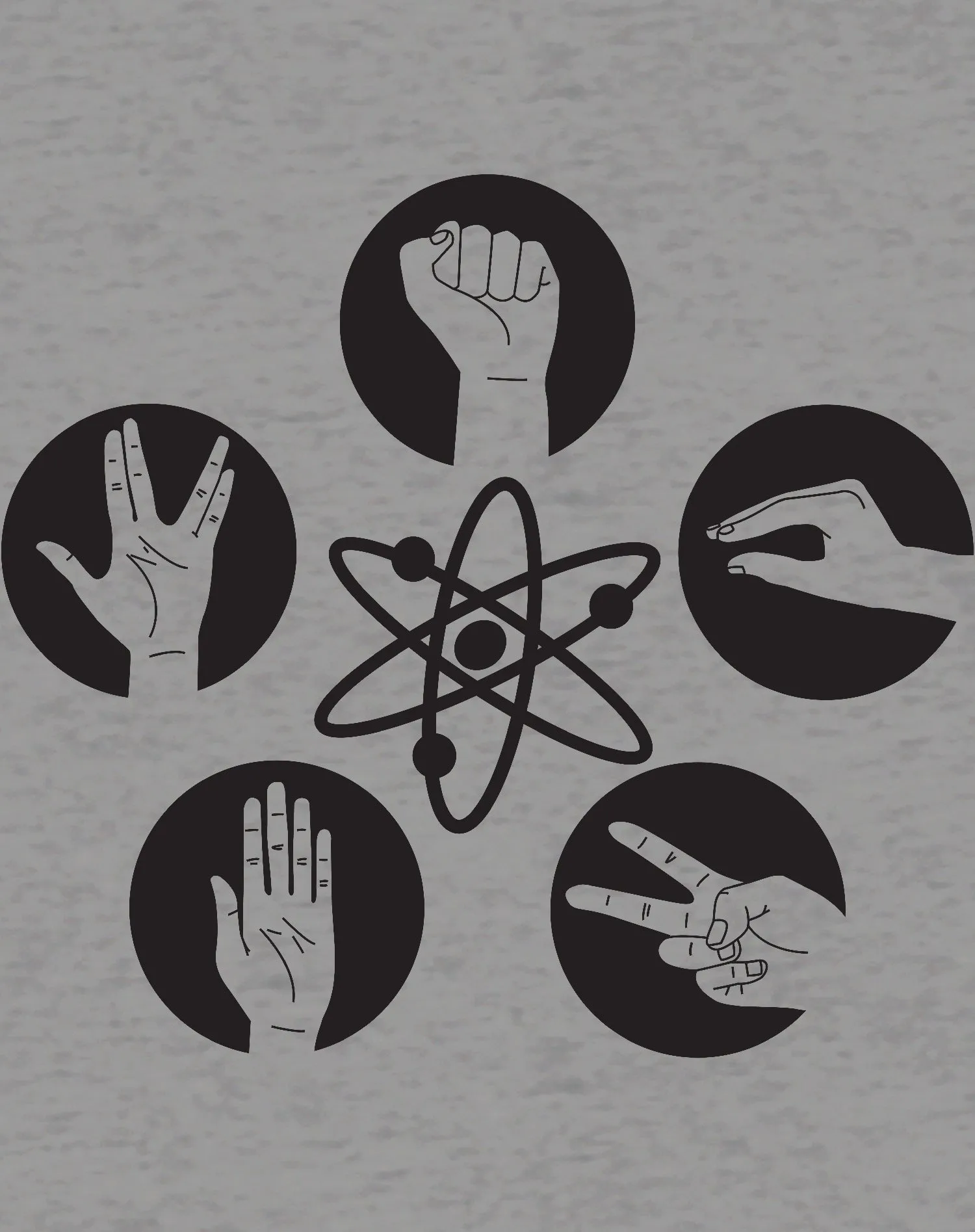 Big Bang Theory  Logo Rock Lizard Spock Official Men's T-shirt