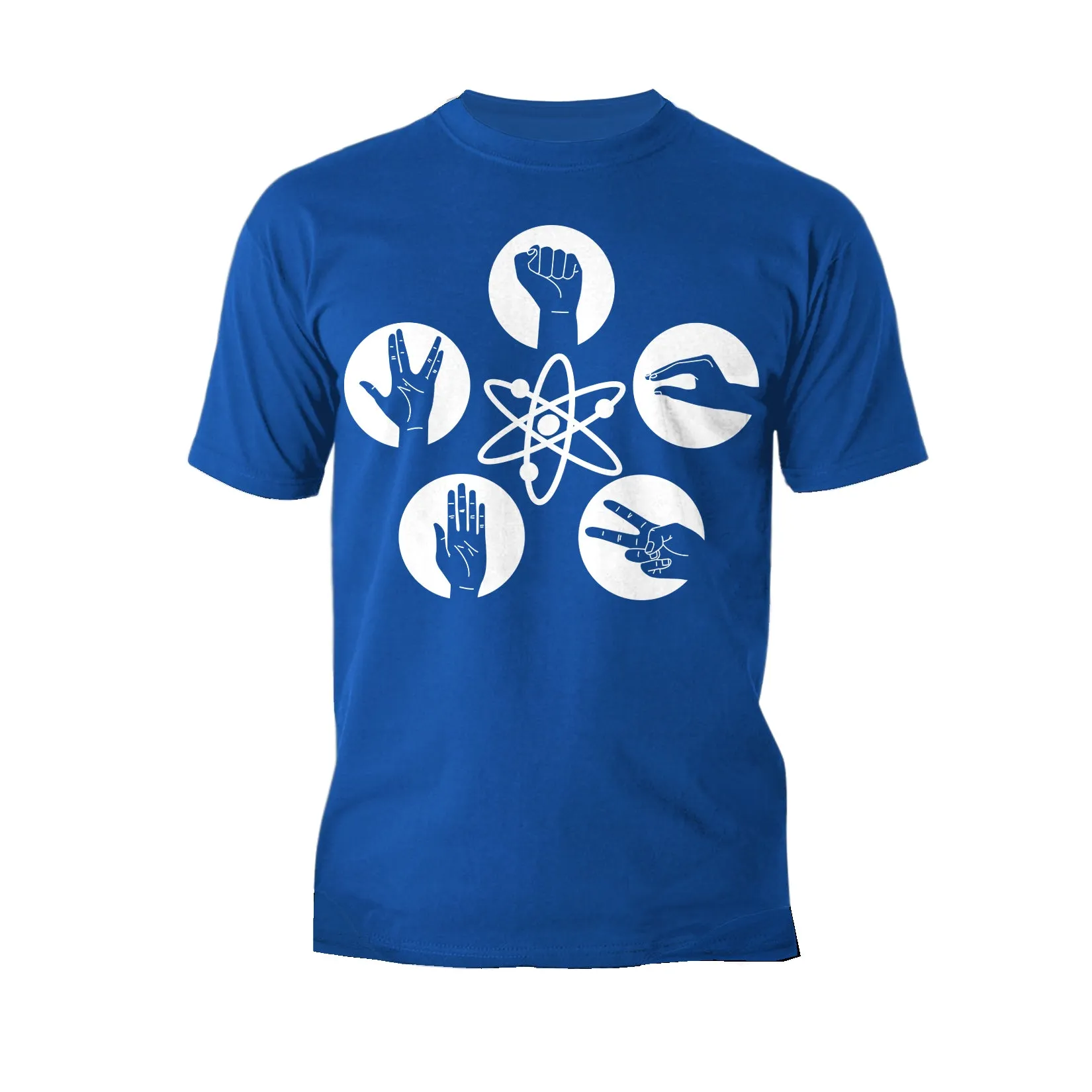 Big Bang Theory  Logo Rock Lizard Spock Official Men's T-shirt