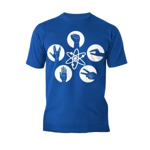 Big Bang Theory  Logo Rock Lizard Spock Official Men's T-shirt