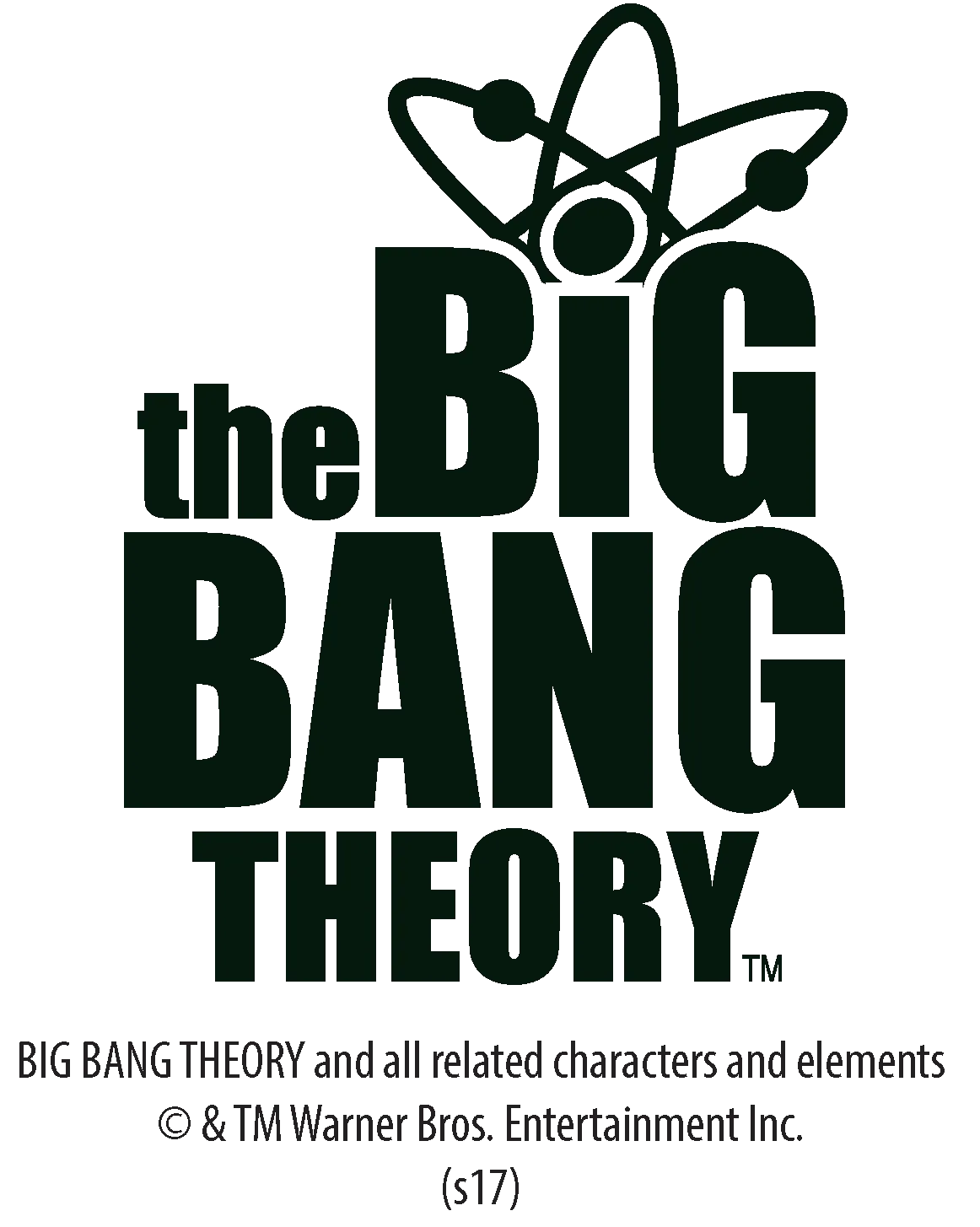 Big Bang Theory  Logo Team Sheldon Atom Official Men's T-shirt