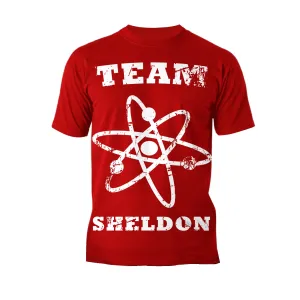 Big Bang Theory  Logo Team Sheldon Atom Official Men's T-shirt