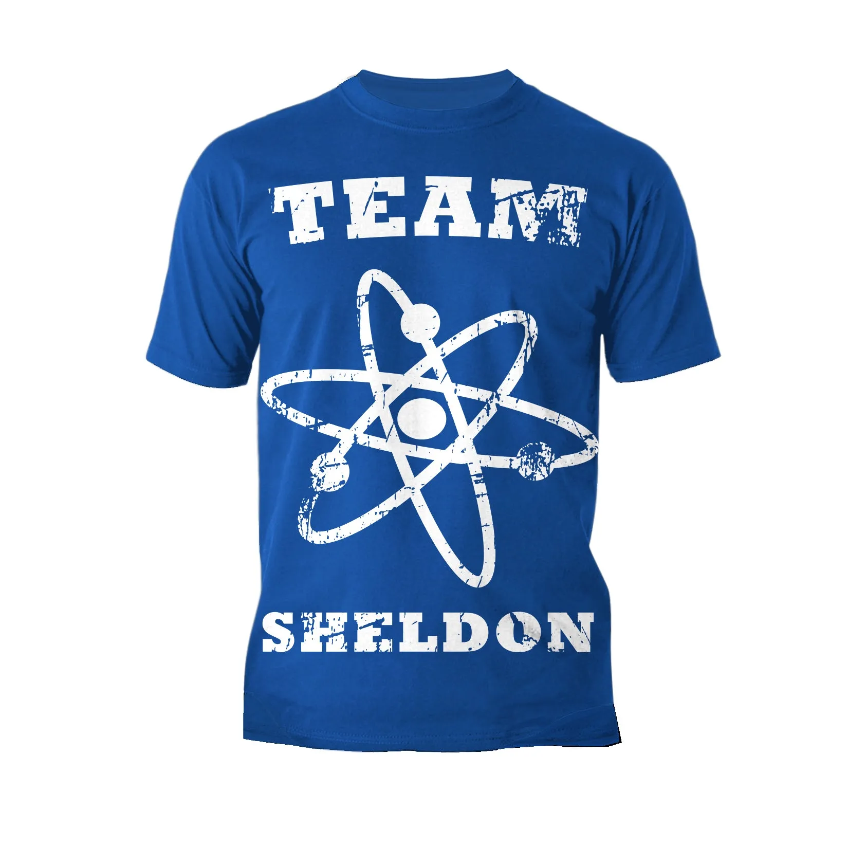 Big Bang Theory  Logo Team Sheldon Atom Official Men's T-shirt