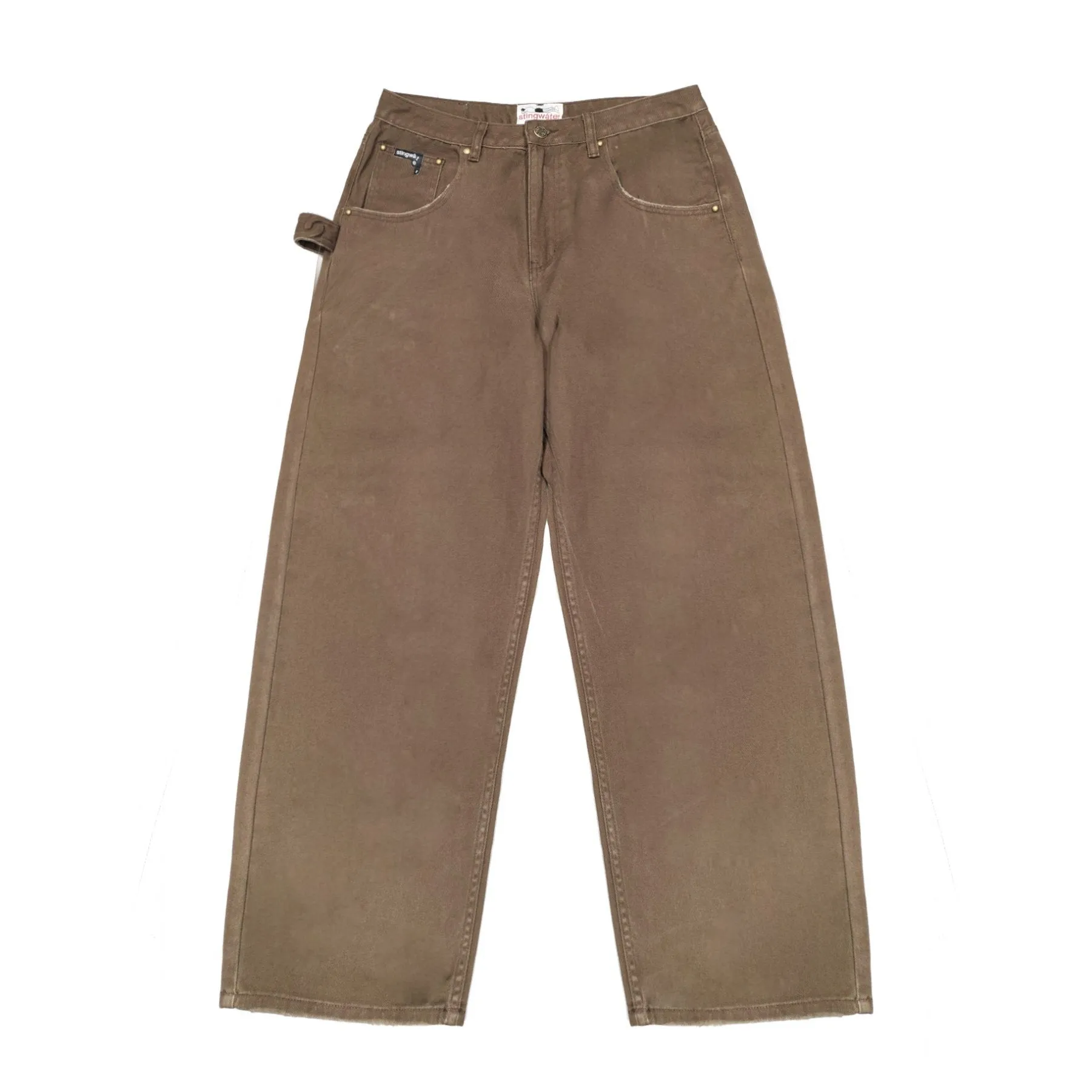 Big Groe Twill Pants Brown