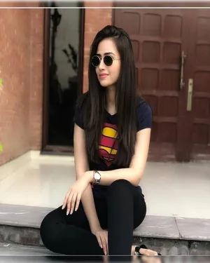Black Super Girl Cotton Printed T-Shirt for Women