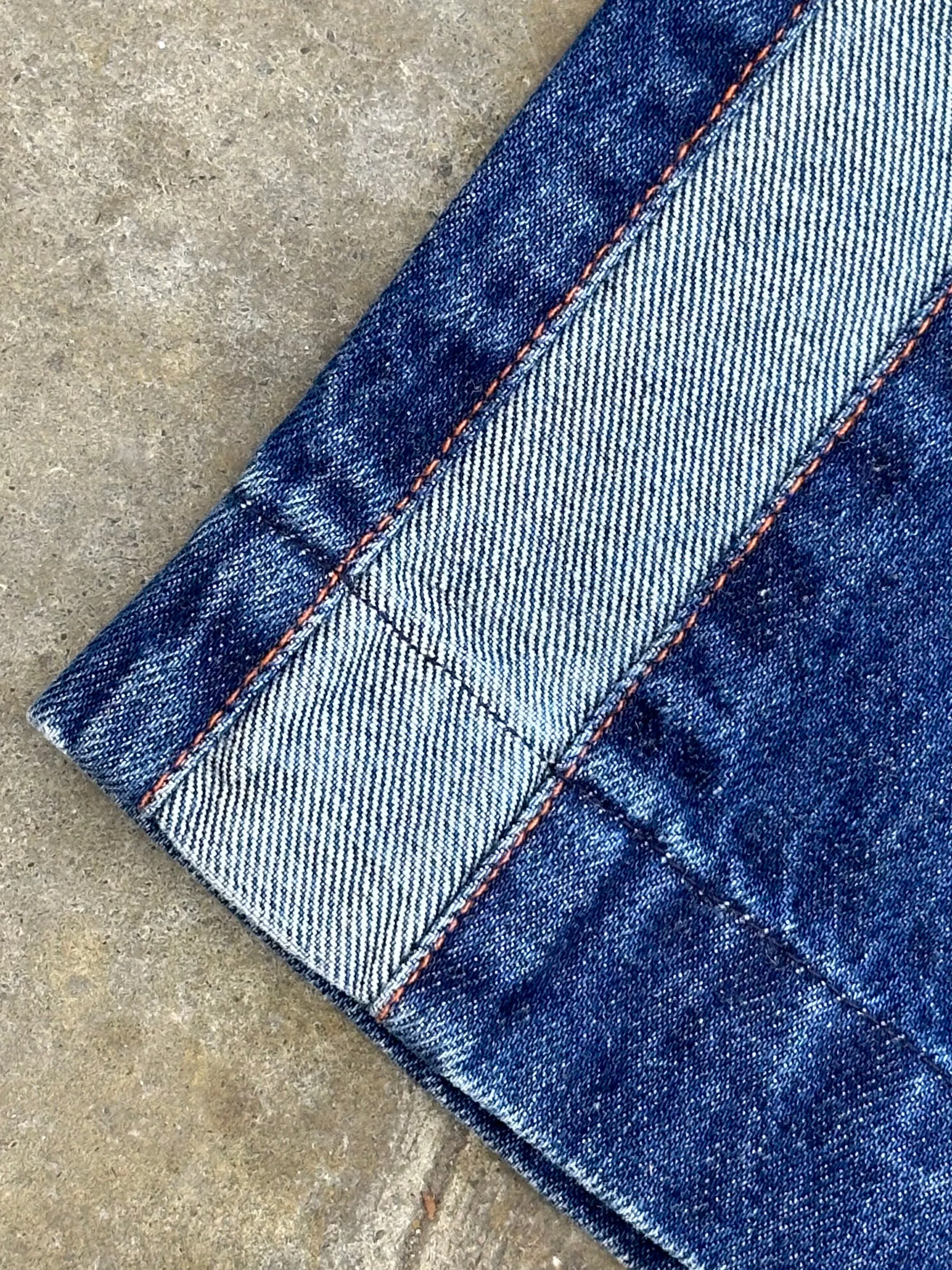 Blue Comet Wide-Leg Stripe Jeans