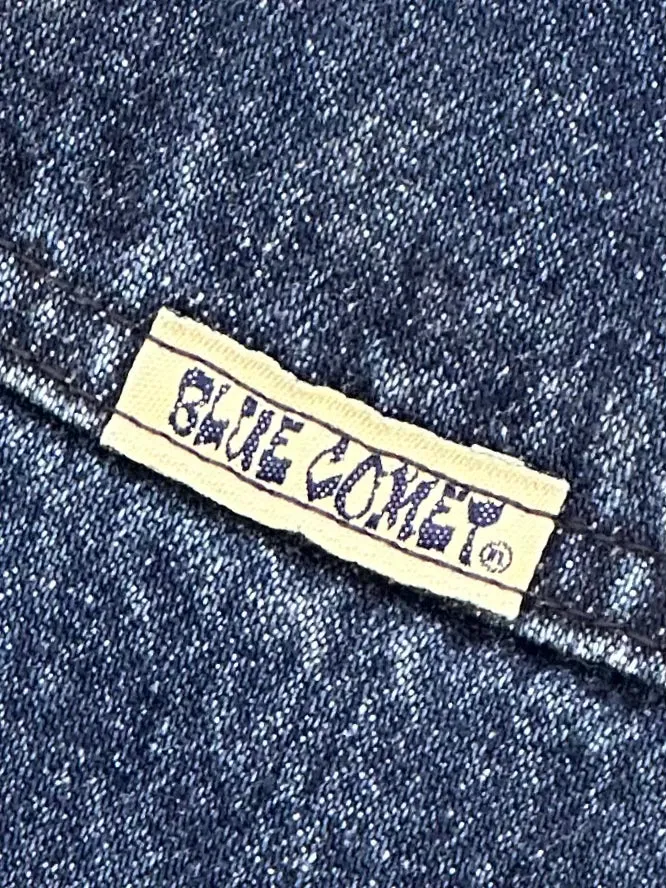 Blue Comet Wide-Leg Stripe Jeans