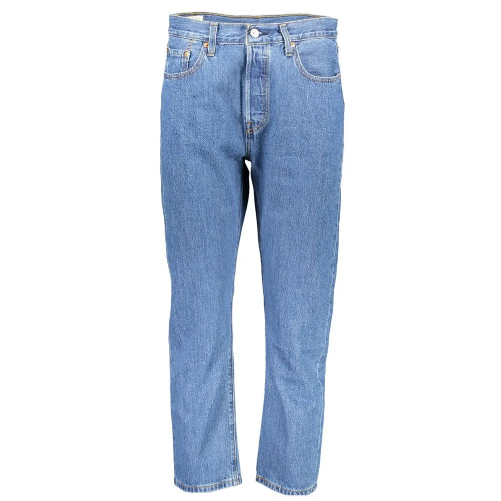 Blue Cotton Women Jean