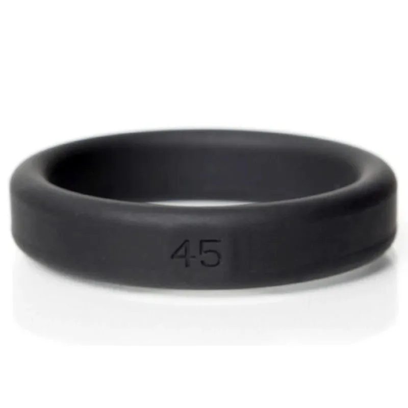 Boneyard Silicone Black Cock Ring 5 Pcs Kit