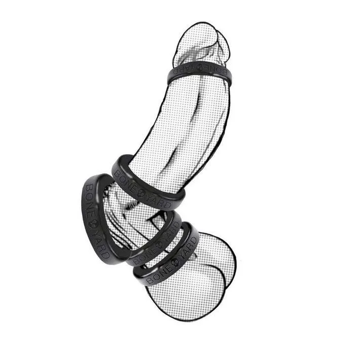 Boneyard Silicone Black Ring 30mm