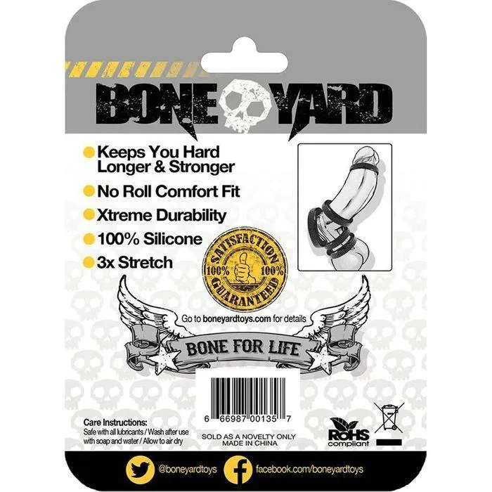 Boneyard Silicone Black Ring 30mm