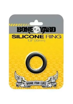 Boneyard Silicone Ring 30mm Black