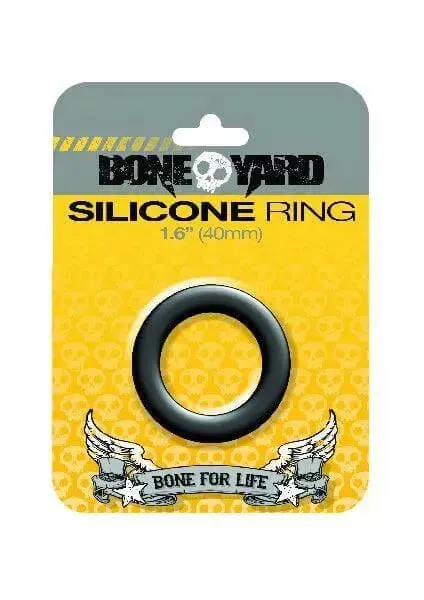 Boneyard Silicone Ring 40mm Black