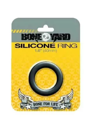 Boneyard Silicone Ring 40mm Black